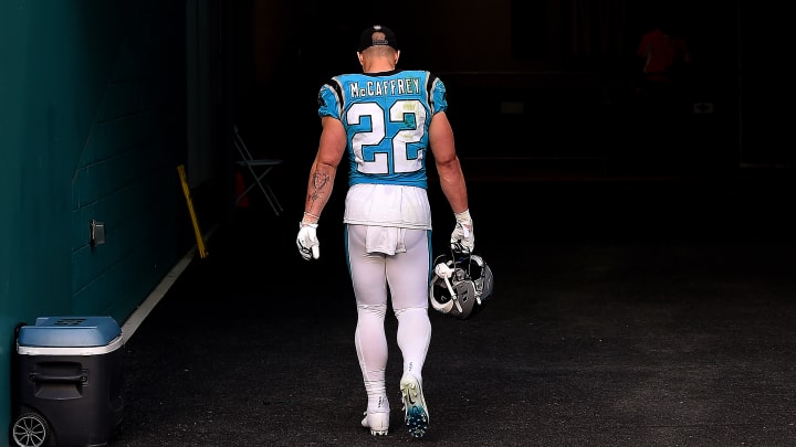 Christian McCaffrey, Carolina Panthers v Miami Dolphins