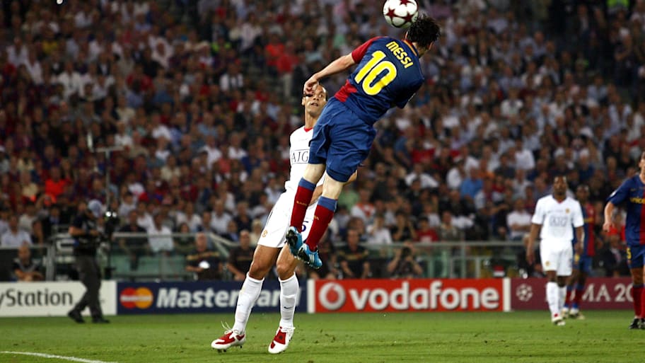 Messi's header against Manchester United in the 2009 final is the stuff of soccer folklore.