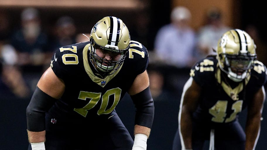 Saints offensive tackle Trevor Penning