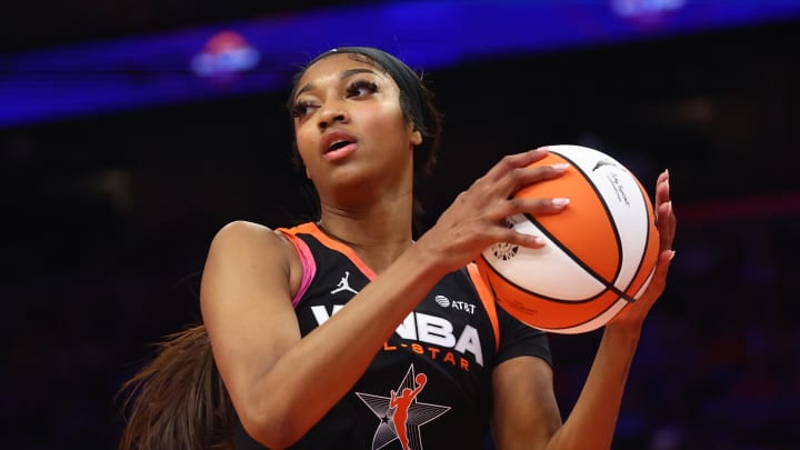 Chicago Sky player Angel Reese during the WNBA All Star Game at Footprint Center. 