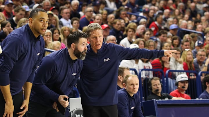 Gonzaga head coach Mark Few and his staff will reportedly host the No. 1-ranked high school player in the 2027 class on an official visit. Gonzaga head coach Mark Few and his staff will reportedly host the No. 1-ranked high school player in the 2027 class on an official visit.