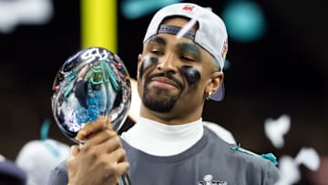 Eagles quarterback Jalen Hurts was named MVP of last year's Super Bowl. But the race for the Lombardi Trophy is wide open in 2025.