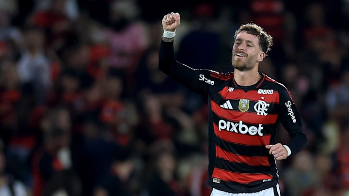 Léo Pereira marcou um dos gols da vitória sobre o Mirassol, na última rodada Léo Pereira marcou um dos gols da vitória sobre o Mirassol, na última rodada
