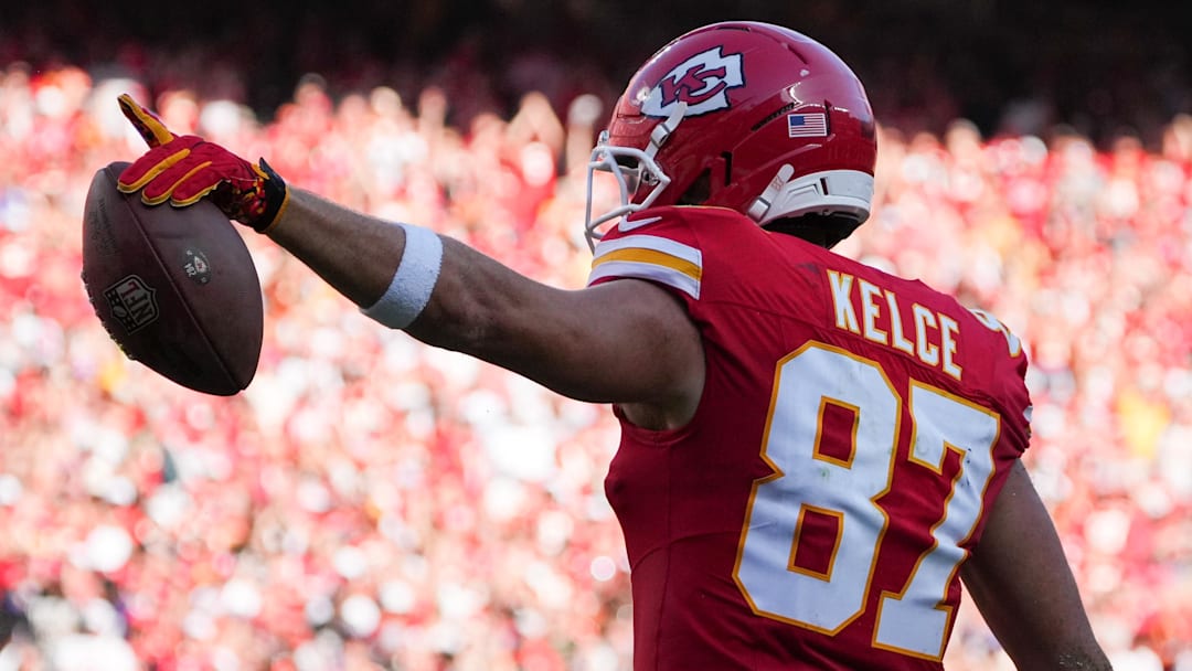 Chiefs tight end Travis Kelce turned in his most productive game this season on Sunday against the Ravens.