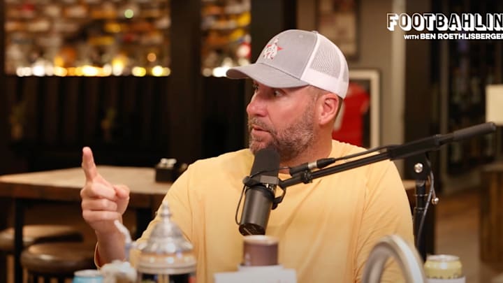 Ben Roethlisberger on an episode of his 'Footbahlin' podcast.