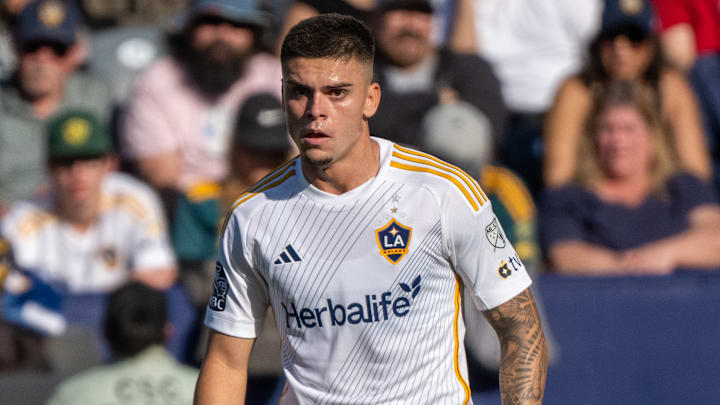 Gabriel Pec scored one of Galaxy's goals
