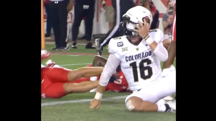 Colorado quarterback Ryan Staub helped the Buffs score a wild touchdown Friday