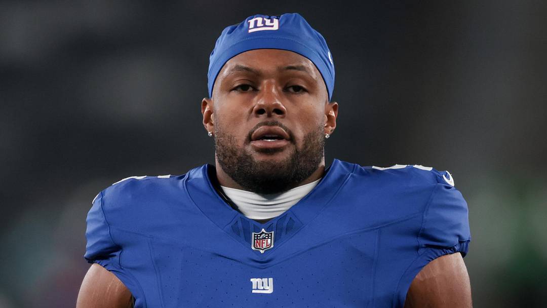 New York Giants linebacker Kayvon Thibodeaux (5).