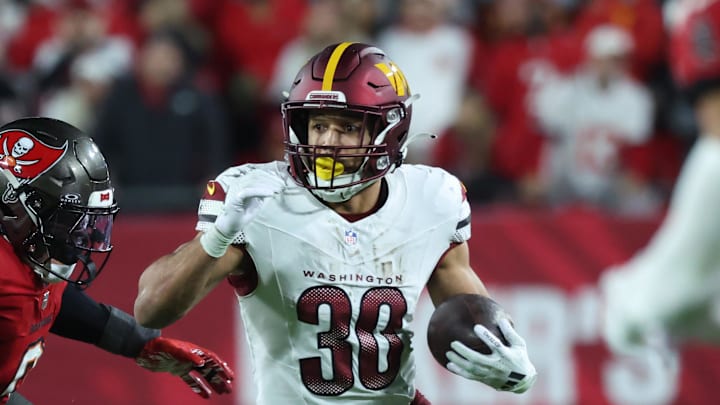 Washington Commanders running back Austin Ekeler (30).