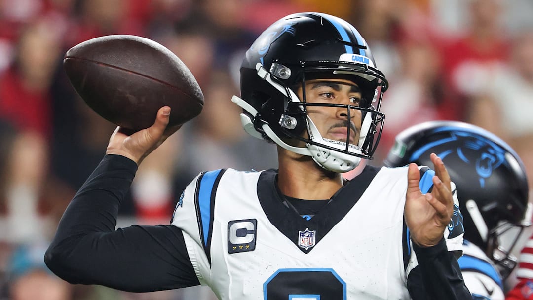 Carolina Panthers quarterback Bryce Young