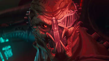 A scene still from 20th Century Studios' PREDATOR: KILLER OF KILLERS, exclusively on Hulu. Photo courtesy of 20th Century Studios. © 2025 20th Century Studios. All Rights Reserved.