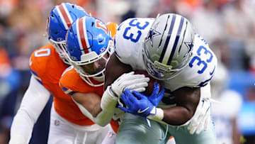 Javonte Williams and the Cowboys head to Las Vegas for Monday Night Football.