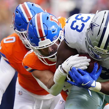 Javonte Williams and the Cowboys head to Las Vegas for Monday Night Football.