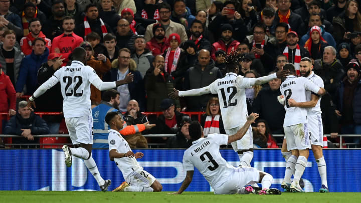 Real Madrid sukses menang 5-2 saat bertemu Liverpool, Rabu (22/2) dinihari WIB