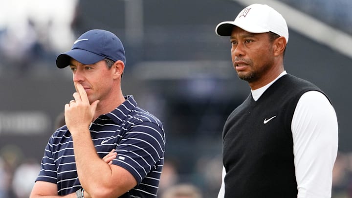 Rory McIlroy was disappointed to hear Tiger Woods's season is likely over after Woods sustained an Achilles injury. Rory McIlroy was disappointed to hear Tiger Woods's season is likely over after Woods sustained an Achilles injury.