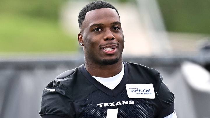 Houston Texans running back Woody Marks