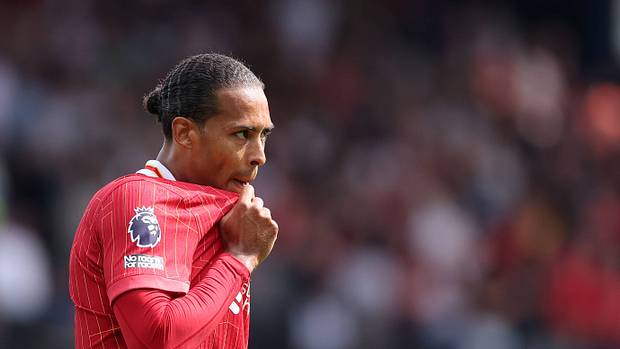 Virgil van Dijk de Liverpool lors du match de la Premier League à Portman Road, Ipswich Virgil van Dijk de Liverpool lors du match de la Premier League à Portman Road, Ipswich