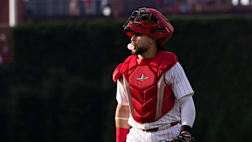 Philadelphia Phillies catcher Rafael Marchán
