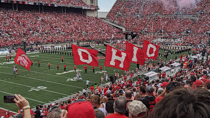 Abbey encountered a diverse cast of characters at her first Ohio State Buckeyes football game.