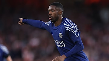 Ousmane Dembele was withdrawn midway through the second half on Tuesday night