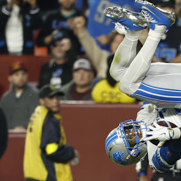 Detroit Lions wide receiver Jameson Williams (1).