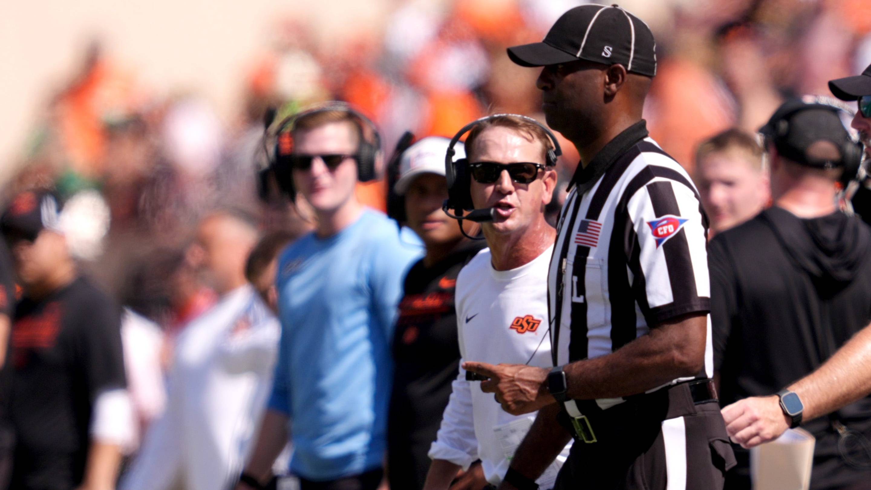 Oklahoma head coach Eric Morris. | USA TODAY Network via Reuters Connect