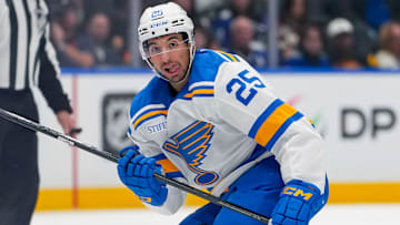St. Louis Blues forward Jordan Kyrou