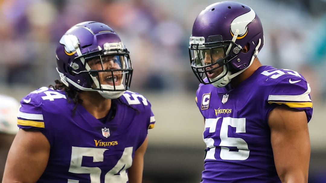 Former Minnesota Vikings LBs Anthony Barr (R) and Eric Kendricks (L)