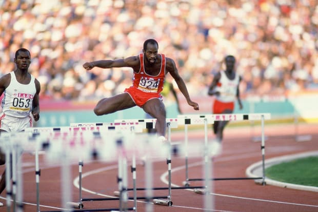 Moses defended his Olympic title at the 1984 Games