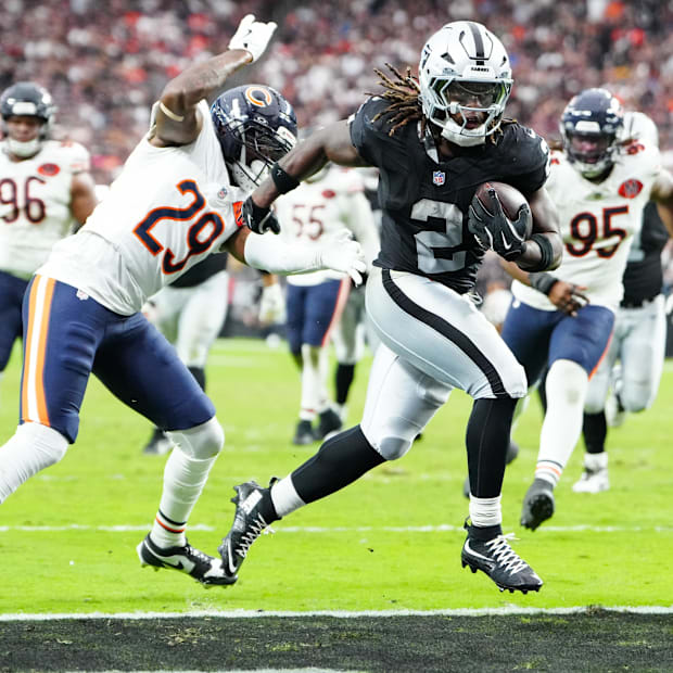 Las Vegas Raiders, NFL, Chicago Bears, Ashton Jeanty