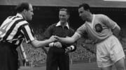 Jimmy Scoular and Roy Paul before the 1955 FA Cup final