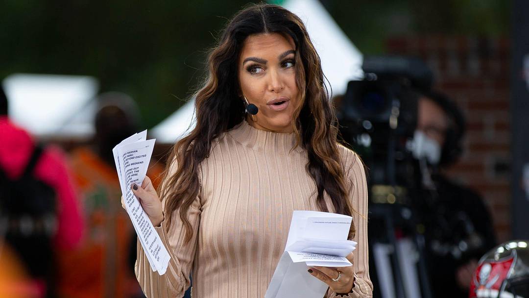 Sports commentator Molly Qerim during "First Take".