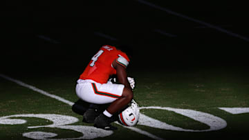 Miami Hurricanes defensive end Rueben Bain Jr.