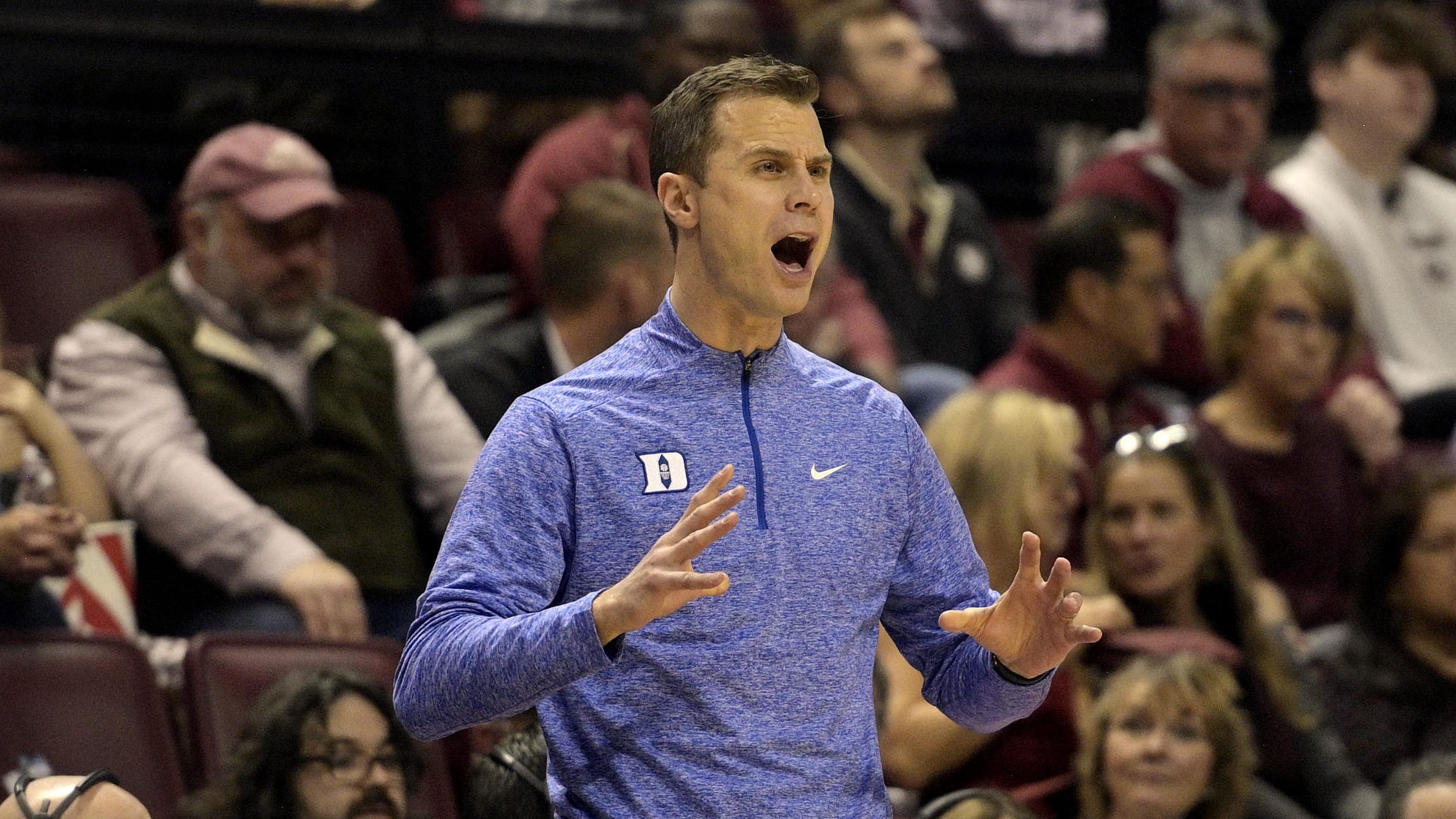 Duke basketball head coach Jon Scheyer