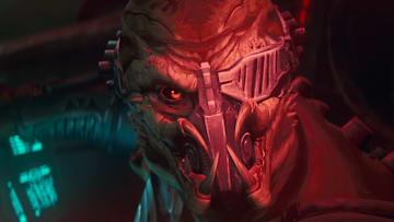 A scene still from 20th Century Studios' PREDATOR: KILLER OF KILLERS, exclusively on Hulu.