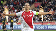 Wissam Ben Yedder soaks in the acclaim after taking his tally to nine goals in his last 11 Ligue 1 games against PSG 