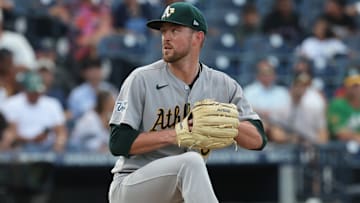 Athletics starting pitcher Jeffrey Springs