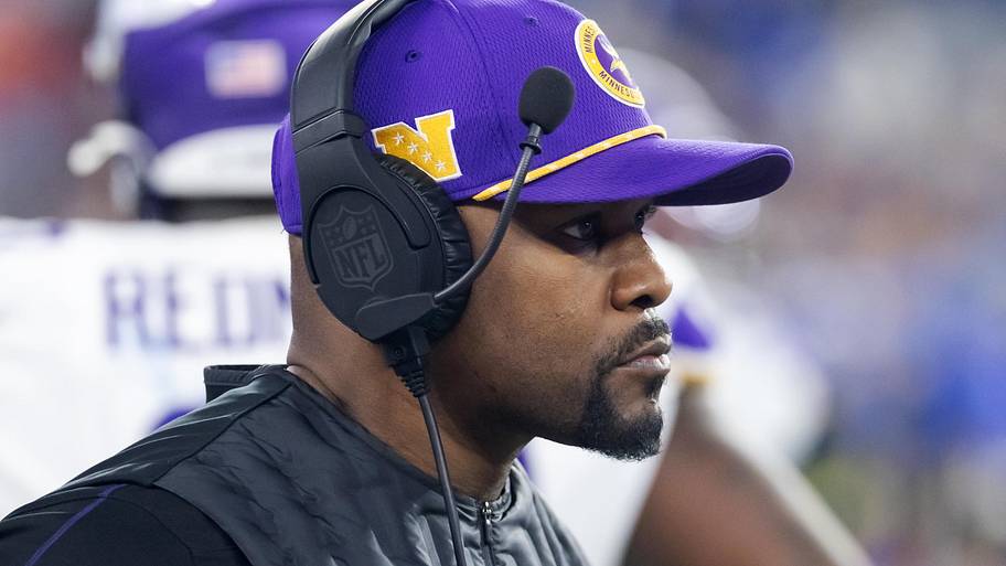 Minnesota Vikings defensive coordinator Brian Flores
