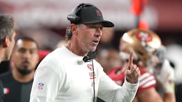 San Francisco 49ers head coach Kyle Shanahan