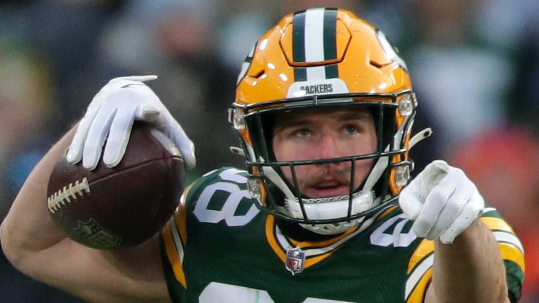 Green Bay Packers tight end Luke Musgrave (88) against the Chicago Bears on Sunday, December 7, 2025, at Lambeau Field in Green Bay, Wis. The Packers defeated the Bears 28-21.
Wm. Glasheen USA TODAY NETWORK-Wisconsin