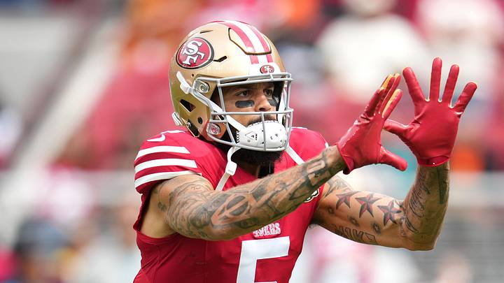 San Francisco 49ers wide receiver Mike Evans (5)