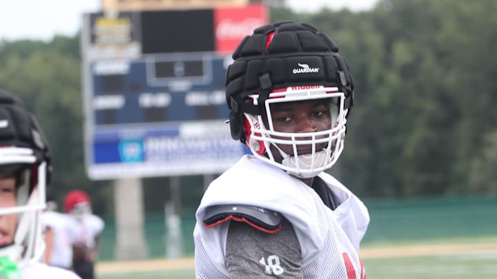 Savannah Christian's Ladamion Guyton during practice on Monday, July 29, 2024 at Pooler Stadium.