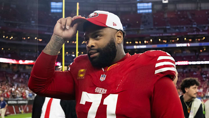 San Francisco 49ers offensive lineman Trent Williams (71)