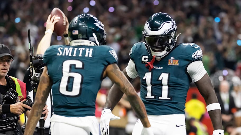 A.J. Brown and DeVonta Smith