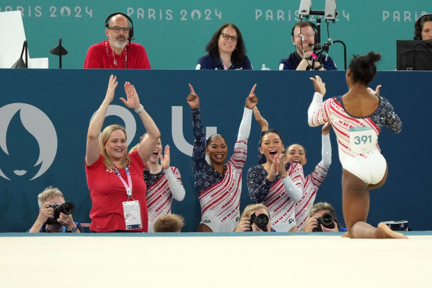 Simone Biles, USA gymnastics, Paris Olympics