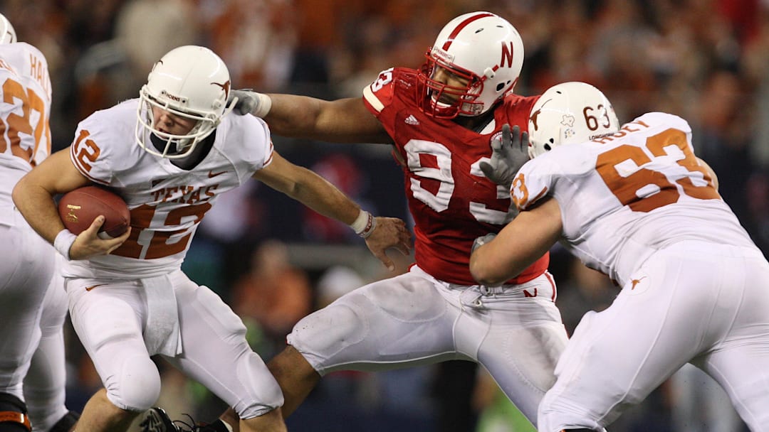 Ndamukong Suh was a one-man wrecking crew in the 2009 Big Ten Championship game, registering 4½ sacks during the Huskers' controversial 13-12 loss to Texas and quarterback Colt McCoy.