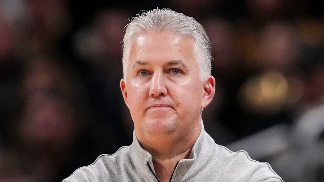Purdue Boilermakers head coach Matt Painter watches the action Saturday, Dec. 20, 2025, during a 2025 Indy Classic game between the Purdue Boilermakers and the Auburn Tigers at Gainbridge Fieldhouse in Indianapolis. Purdue Boilermakers head coach Matt Painter watches the action Saturday, Dec. 20, 2025, during a 2025 Indy Classic game between the Purdue Boilermakers and the Auburn Tigers at Gainbridge Fieldhouse in Indianapolis.
