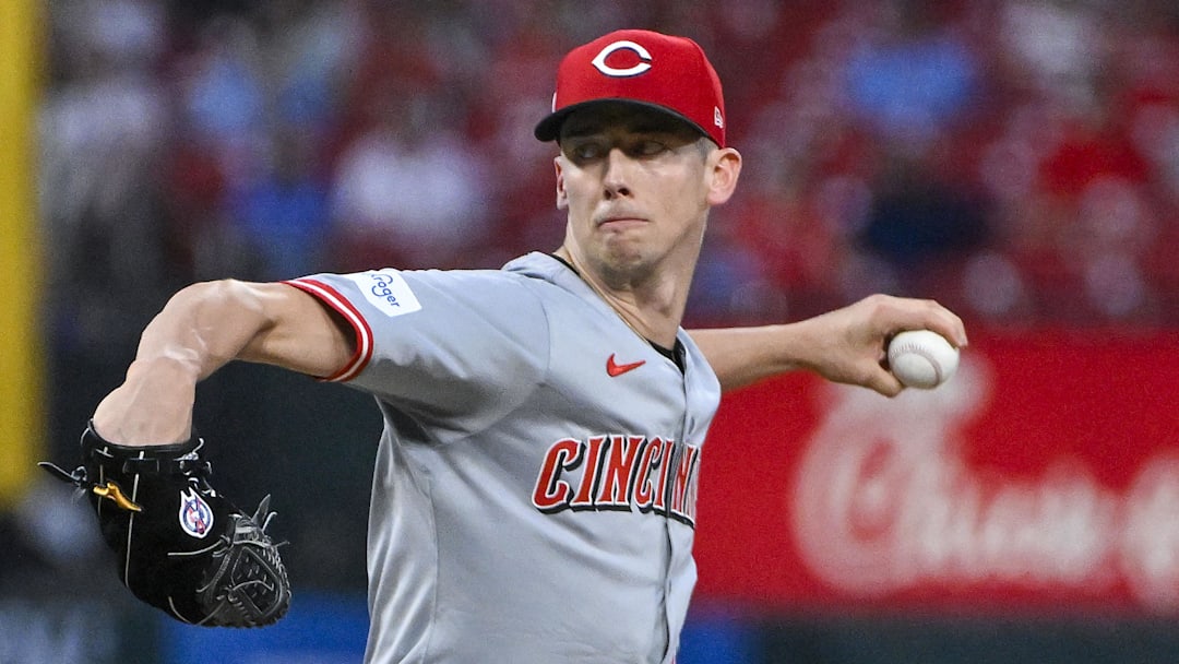 Cincinnati Reds starting pitcher Brandon Williamson (55)