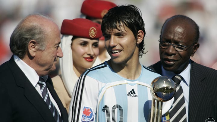 FIFA President Sepp Blatter (L) and FIFA...