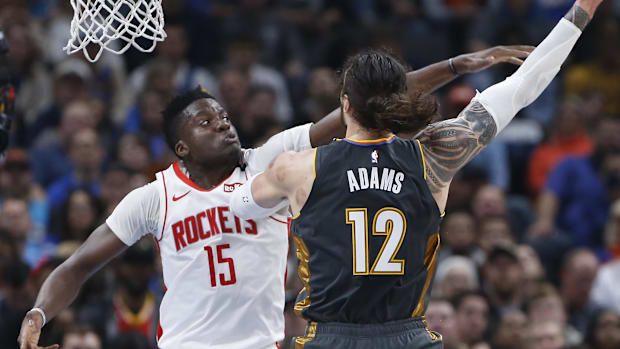 Steven Adams and Clint Capela